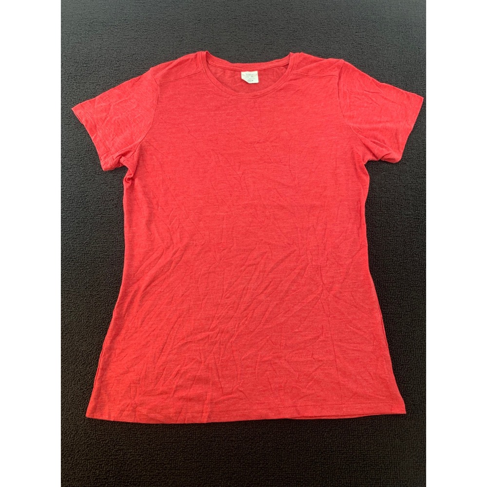 Augusta Sportswear Ladies Red Crew Neck Short Sleeve T Shirt Top Size‎ M